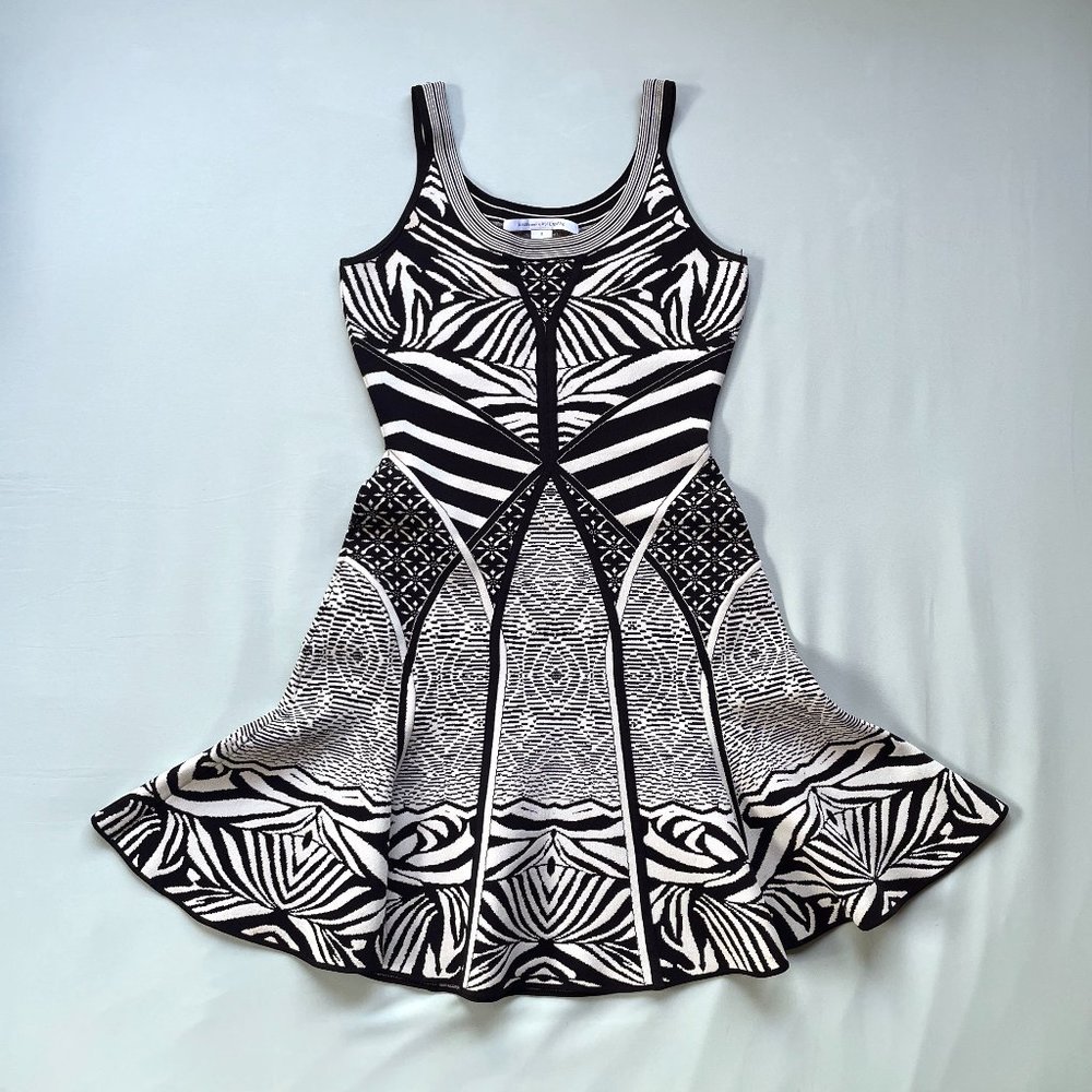 Diane Von Furstenberg Black & White Fanny Dress
